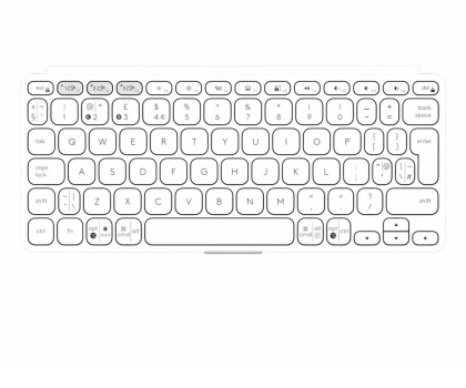 Klawiatura LOGITECH Keys-To-Go 2 Jasnoszary 920-012985